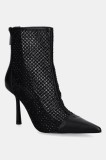 Steve Madden botine Arlette culoarea negru, cu toc cui, 11004774