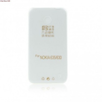 Husa Silicon Ultra Slim Nokia Lumia 530 Transparent foto