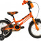 Bicicleta Copii Dhs 1401 Portocaliu Negru 14 inch