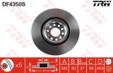 Disc frana VW GOLF V (1K1) (2003 - 2009) TRW DF4350S