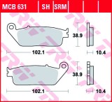 Cumpara ieftin Set placute frana fata TRW MCB631 - Yamaha VP 125 X-City - YP 125 R X-Max - VP 250 X-City - YP 250 R X-Max - YP 400 R X-Max