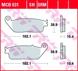 Cumpara ieftin Set placute frana fata TRW MCB631 - Yamaha VP 125 X-City - YP 125 R X-Max - VP 250 X-City - YP 250 R X-Max - YP 400 R X-Max