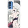 Husa compatibila cu Motorola G20 model Elizabeth 7 Deadly Sins, Silicon, TPU, Viceversa, Transparent, Carcasa