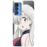 Husa compatibila cu Motorola Moto G51 5G model Elizabeth 7 Deadly Sins, Silicon, TPU, Viceversa, Transparent, Carcasa