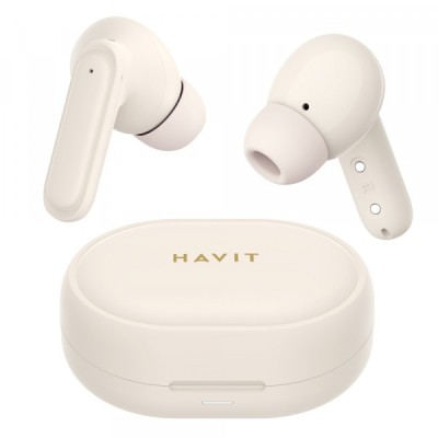 Handsfree Bluetooth HAVIT TW950, TWS, Bej Roz foto