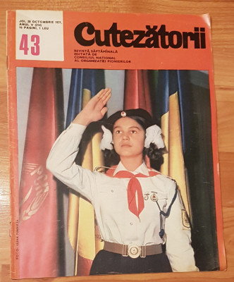 Revista Cutezatorii Nr. 43 din 28 octombrie 1971 foto