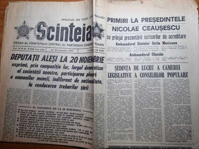 scanteia 24 noiembrie 1977-articol navodari si resita foto