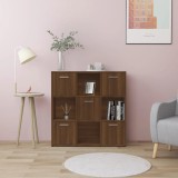 vidaXL Bibliotecă, stejar maro, 90x30x90 cm, lemn prelucrat