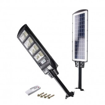 Lampa solara stradala 10Ah LED320 5000lm, 6500K, cu telecomanda foto