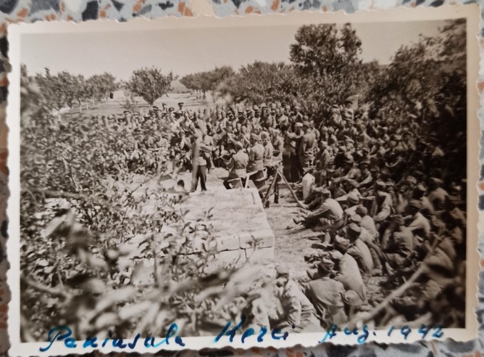 Soldati romani pe front, Peninsula Kerci, Crimeea 1942// fotografie