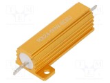 Rezistor bobinat cu radiator 6,8&Omega; 50W &plusmn;5% 50ppm/&deg;C SR PASSIVES