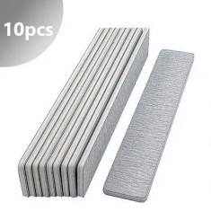 Inginails Pile unghii profesionale, zebră, rectangulare 80/80 - 10buc