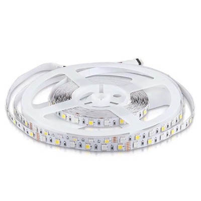 Kit banda led smd5050 rgb+w 6000k 60led/m ip20 5m foto