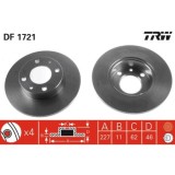 Disc frana Autobianchi Autobianchi Y10, Fiat 125, 126, 127, 131, Argenta, Fiorino, Regata, Fso Polonez, Lancia Prisma, Y10, A 112, Seat Ibiza,, Trw
