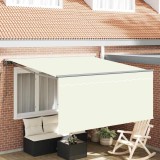 Cortina Retractabilă Manual Crem 350 x 250 cm Tesatura