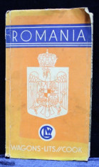 ROMANIA . WAGONS-LITS COOK . GHID TURISTIC INTERBELIC (ONT, 1937) foto