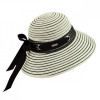 Palarie Betmar Jasmine Braided Wide Brim Negru - Cod 905634, Marime universala, Roz