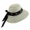 Palarie Betmar Jasmine Braided Wide Brim Negru - Cod 905634