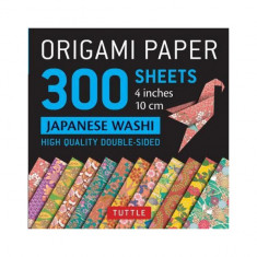 Origami Paper 300 Sheets Japanese Washi Patterns 4"" (10 CM): Tuttle Origami Paper: High-Quality Origami Sheets Printed with 12 Different Designs