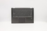 Carcasa superioara cu tastatura palmrest Laptop, Lenovo, Yoga 520-14IKB Type 80X8, 80YM, 81C8, 5CB0N89971, AM1YM000200, iluminata, fingerprint, gri in