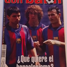 Revista fotbal - "DON BALON" (10.09.-16.09.2001) poster jucatorul VICENTE