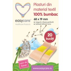 PLASTURI DIN MATERIAL TEXTIL 68X19MM 20BUC/CUTIE