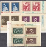 ROMANIA 1967 LP 644 REPRODUCERI DE ARTA PERECHE SERII MNH