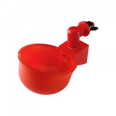 Set 5 adapatoare automate pentru pasari de ferma, Sunmostar, Plastic, Rosu foto