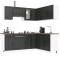 vidaXL Set dulap de bucătărie 11 piese &bdquo;Lucca&rdquo; lemn negru prelucrat 3314952