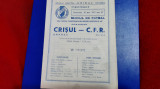 Program Crisul Oradea - CFR Cluj