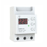 Releu de tensiune monofazat cu protectie termica ZUBR, D32t, 32A, afisaj LED, montaj DIN