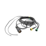 Instalatie electrica cablaj remorca 12V cu fisa 7 pini si 2 mufe baioneta 5 pini 2x4.5m si 2x2.5m Fristom Cod: 045-025