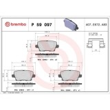 Placute frana Opel Insignia B Country Tourer (Z18) 06.17-, Insignia B Grand Sport (Z18) 03.17-, Insignia B Sports Tourer (Z18) 03.17-, Insignia B Spo, BREMBO