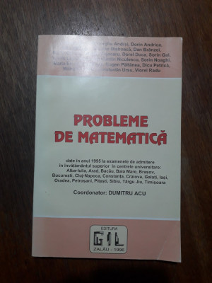 Probleme de matematica date in 1995 la Admitere / R5P1F foto