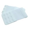 Extensie elastica pentru sutien 3x3 prinderi, 10x4 cm - Alb, metal, Dactylion