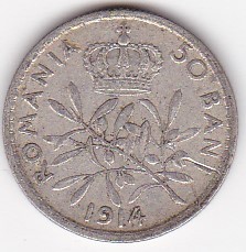 Romania 50 bani 1914