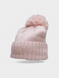 Căciulă de iarnă pentru fete - roz pudrat, 4F Sportswear