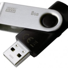 Stick USB GOODRAM UTS2, 8GB, USB 2.0 (Negru)