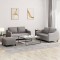 vidaXL Set de canapea cu perne, 3 piese, gri taupe, material textil 3201817