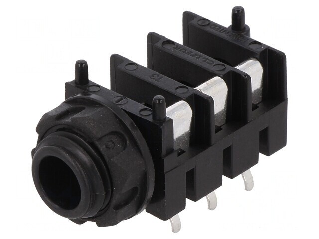 Soclu Jack 6.3mm Mamă Stereo cu &Icirc;ntrerupător Triplu