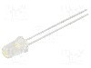 Dioda LED, 5mm, alb neutru, 23000mcd, 20mA, 2,6...3,4V, LUCKYLIGHT - 504WC2E-W5-3PC