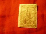 Timbru Germania 1923 Deutsches Reich - Domul din Koln ,val. 1000 M sarniera, Nestampilat