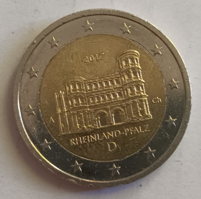 Moneda 2 euro comemorativ Germania 2017 D foto