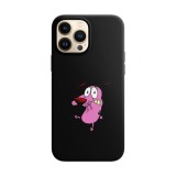 Husa compatibila cu Apple iPhone 14 Pro model Hi am Courage, Silicon, TPU, Viceversa, Transparent, Carcasa