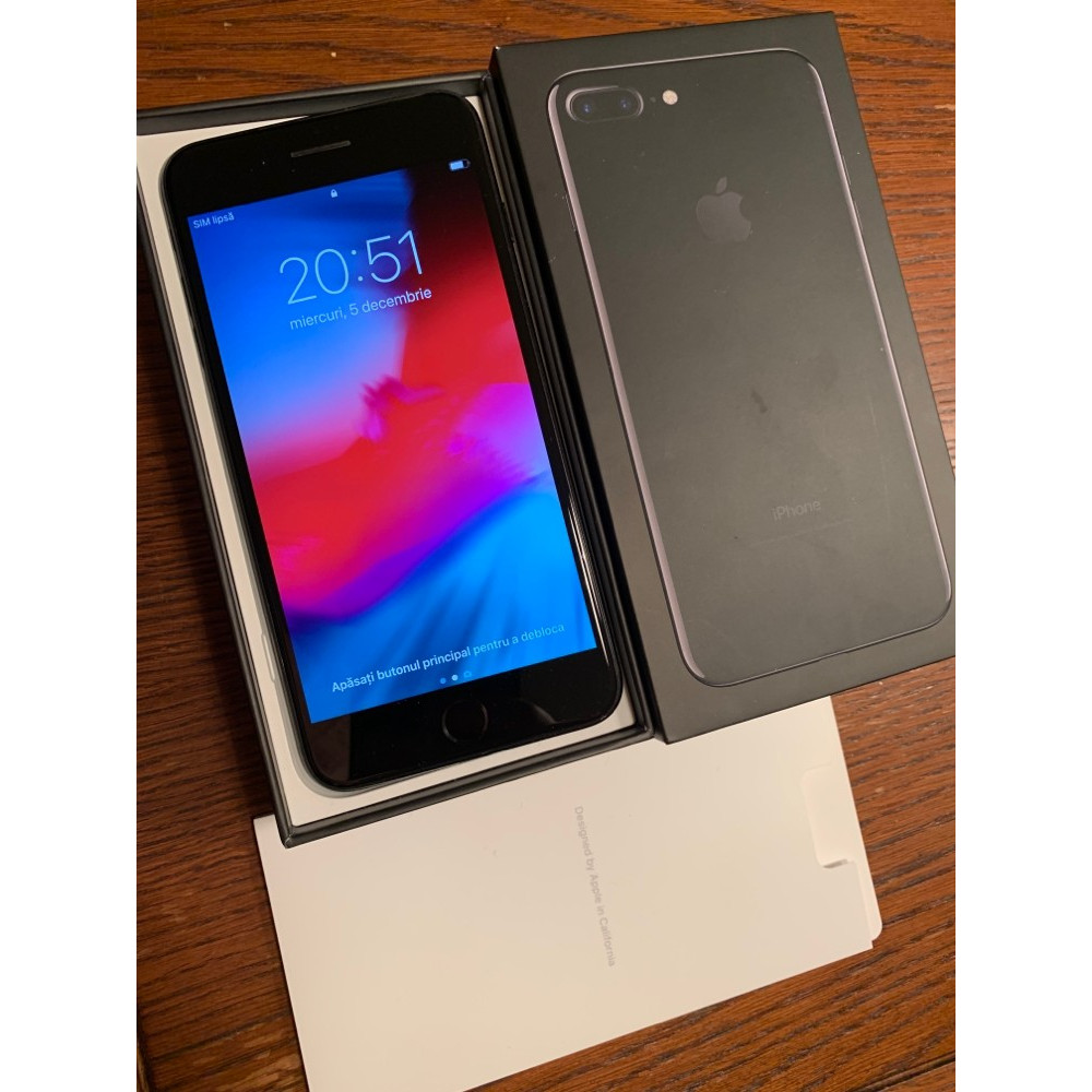 iPhone 7 Plus Jet Black 128 GB | arhiva Okazii.ro