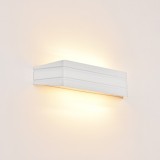 Aplica Metalica Design Modern Model 3 LUXPRO, 2 x G9, Alb, 35cm, HausGarden Leisure. Lampa Perete Interior, Iluminat Efectiv