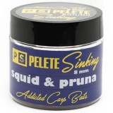 Pelete Solubile Addicted Carp Baits Sinking Dumbell, Squid &amp; Pruna, 8mm