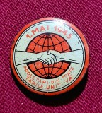 Insigna comunista din perioada regalista 1 MAI 1945