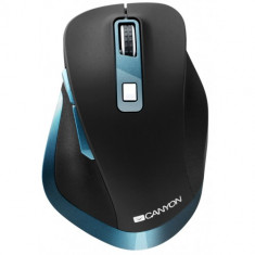 Mouse Optic Canyon CNS-CMSW14DG USB Wireless Black Blue foto