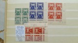1943-1946 France tip Gerbes YT=69,70,73 bl4 coins dates MNH, Nestampilat